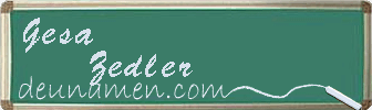 Gesa Zedler Visitenkarte